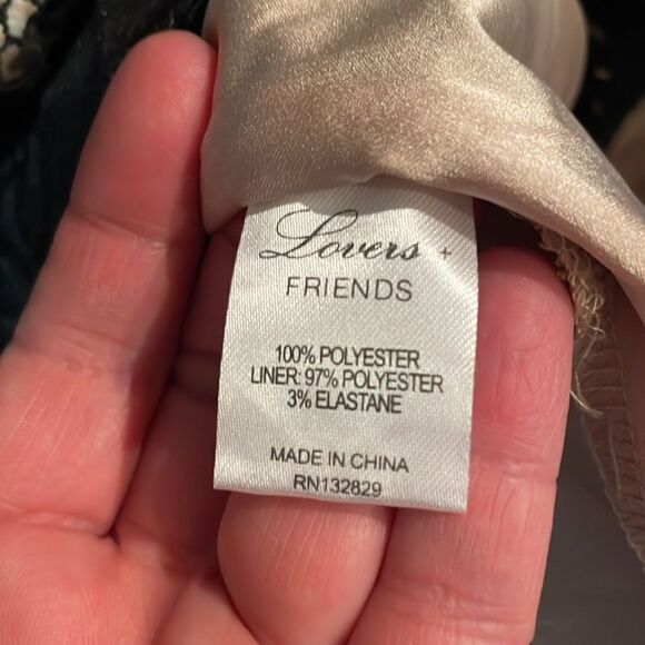 Lovers & Friends Black Lace Caspian Shift Dress - Picture 4 of 8